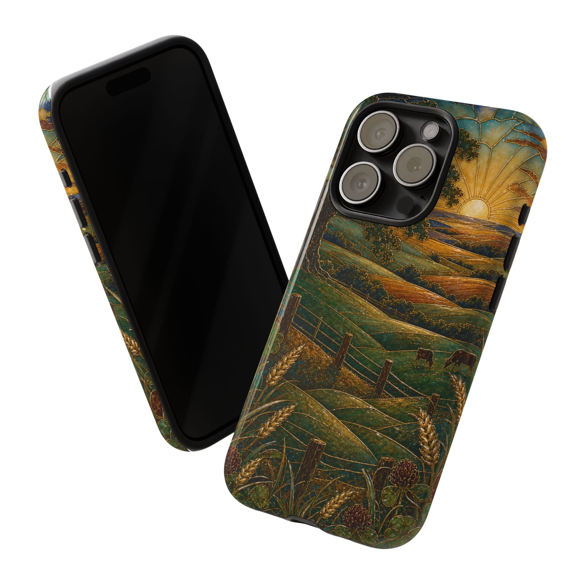 iPhone Case – First Light Cloisonné | Tough Dual-Layer Case, iPhone 11–17