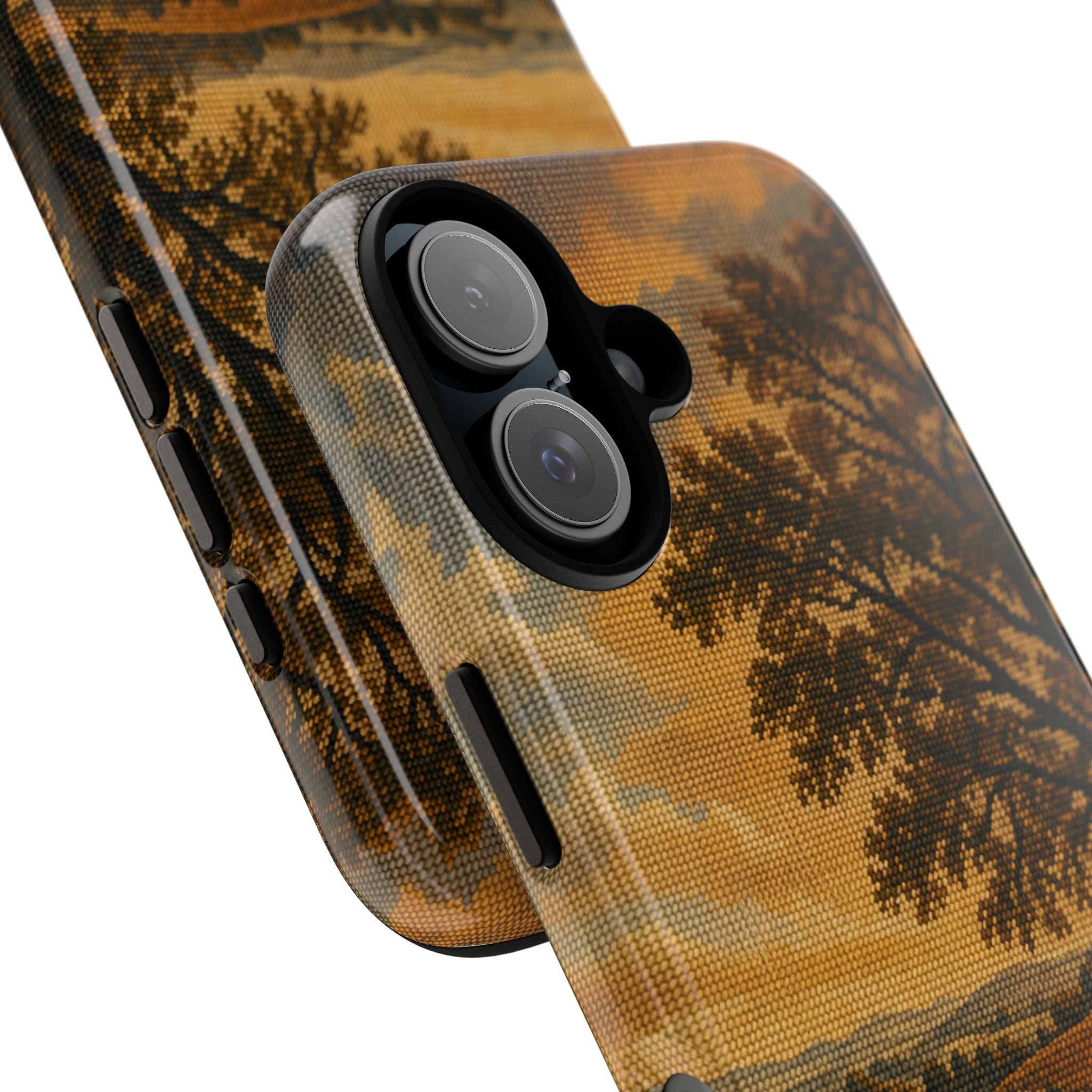 iPhone Case – Long Season Needlepoint | Tough Dual-Layer Case, iPhone 11–17