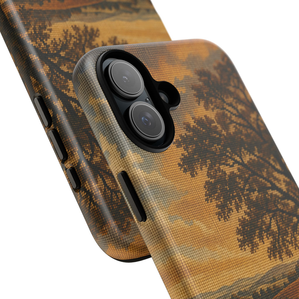 iPhone Case – Long Season Needlepoint | Tough Dual-Layer Case, iPhone 11–17