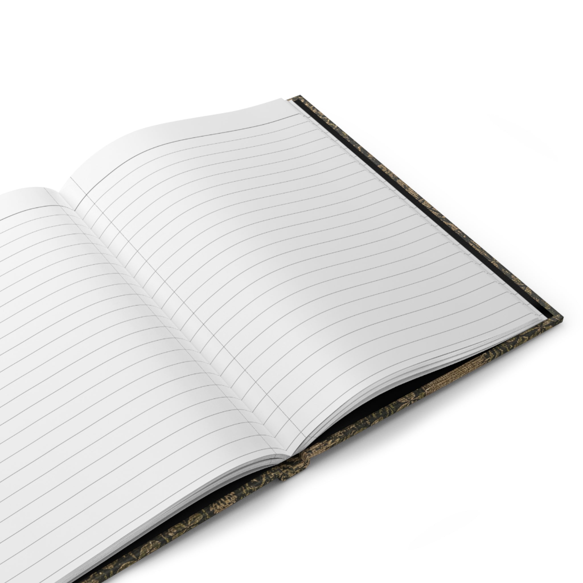 Hardcover Lined Journal – Grain-Sack Orchard Gate | 150-Page Notebook, 5.75x8