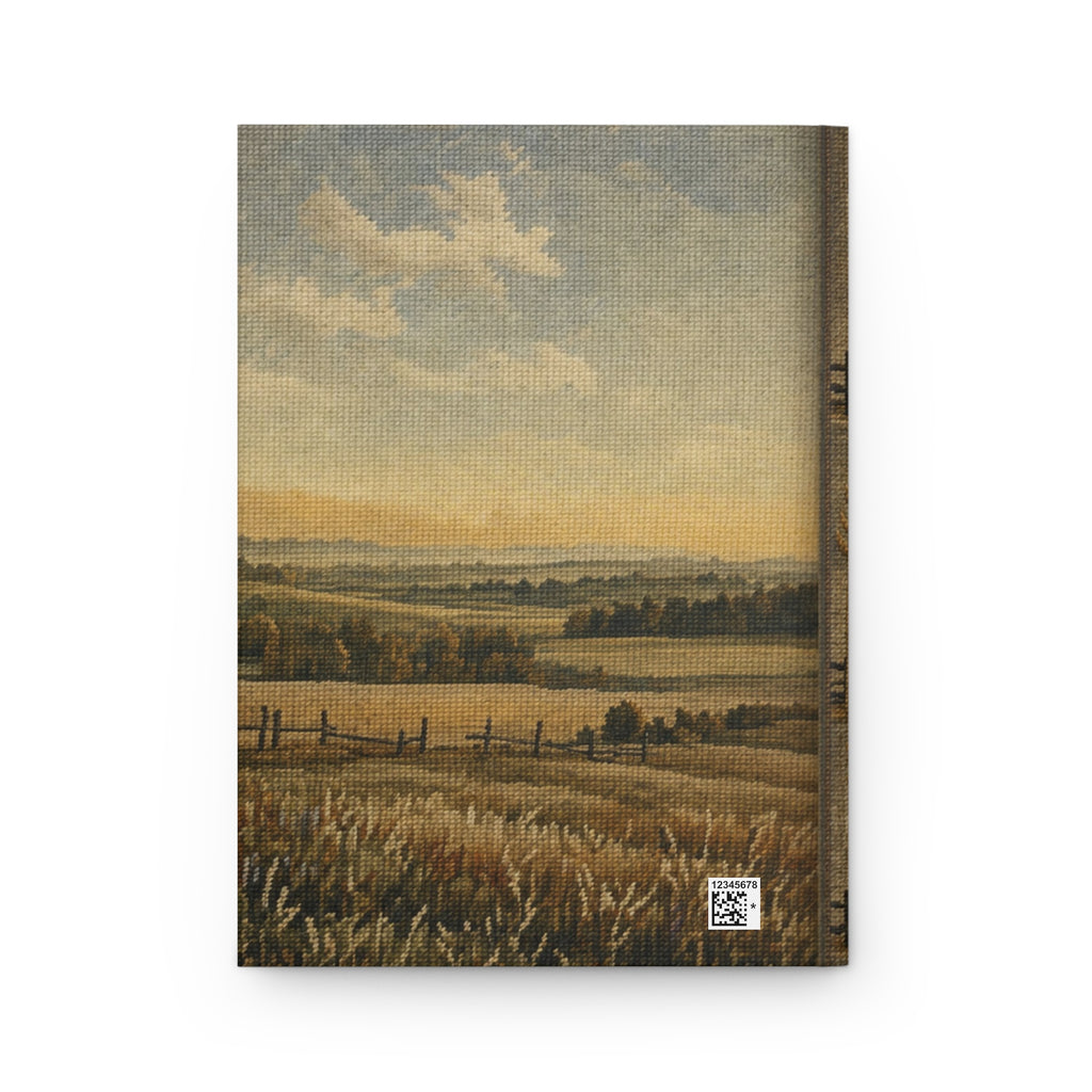 Hardcover Lined Journal – Long Season Needlepoint | 150-Page Notebook, 5.75x8