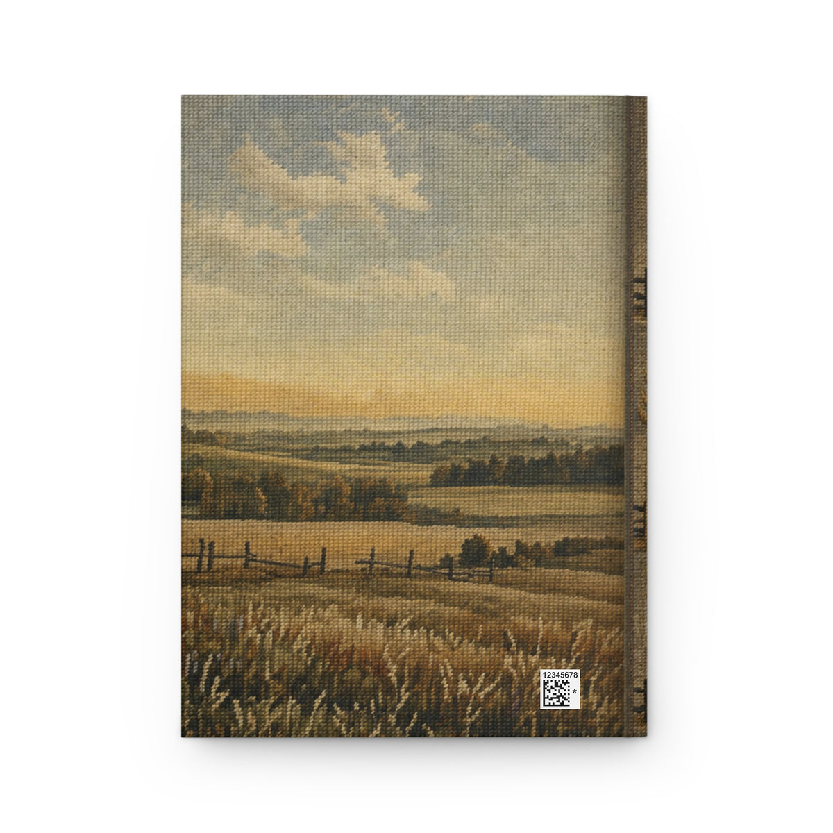 Hardcover Lined Journal – Long Season Needlepoint | 150-Page Notebook, 5.75x8