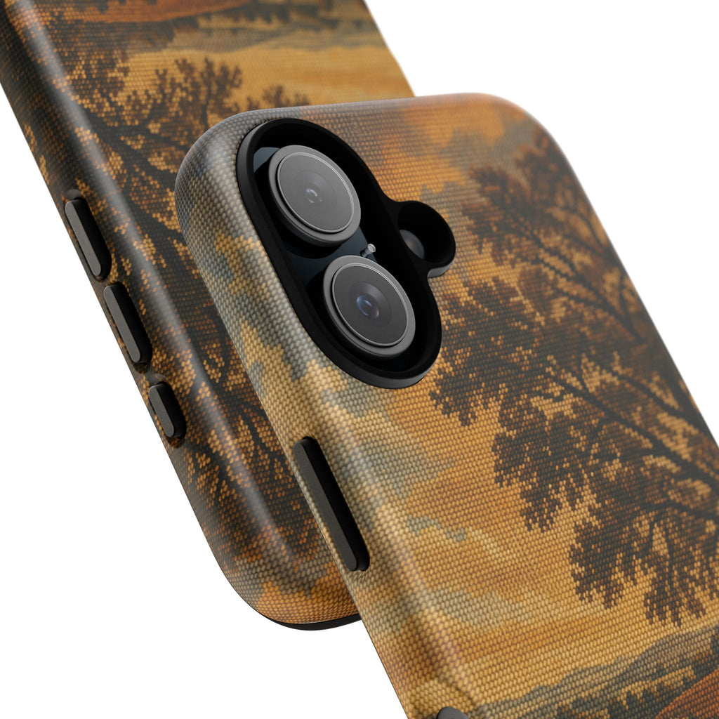 iPhone Case – Long Season Needlepoint | Tough Dual-Layer Case, iPhone 11–17