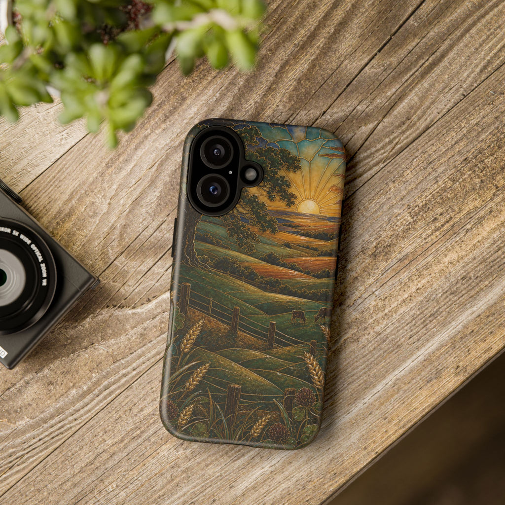 iPhone Case – First Light Cloisonné | Tough Dual-Layer Case, iPhone 11–17
