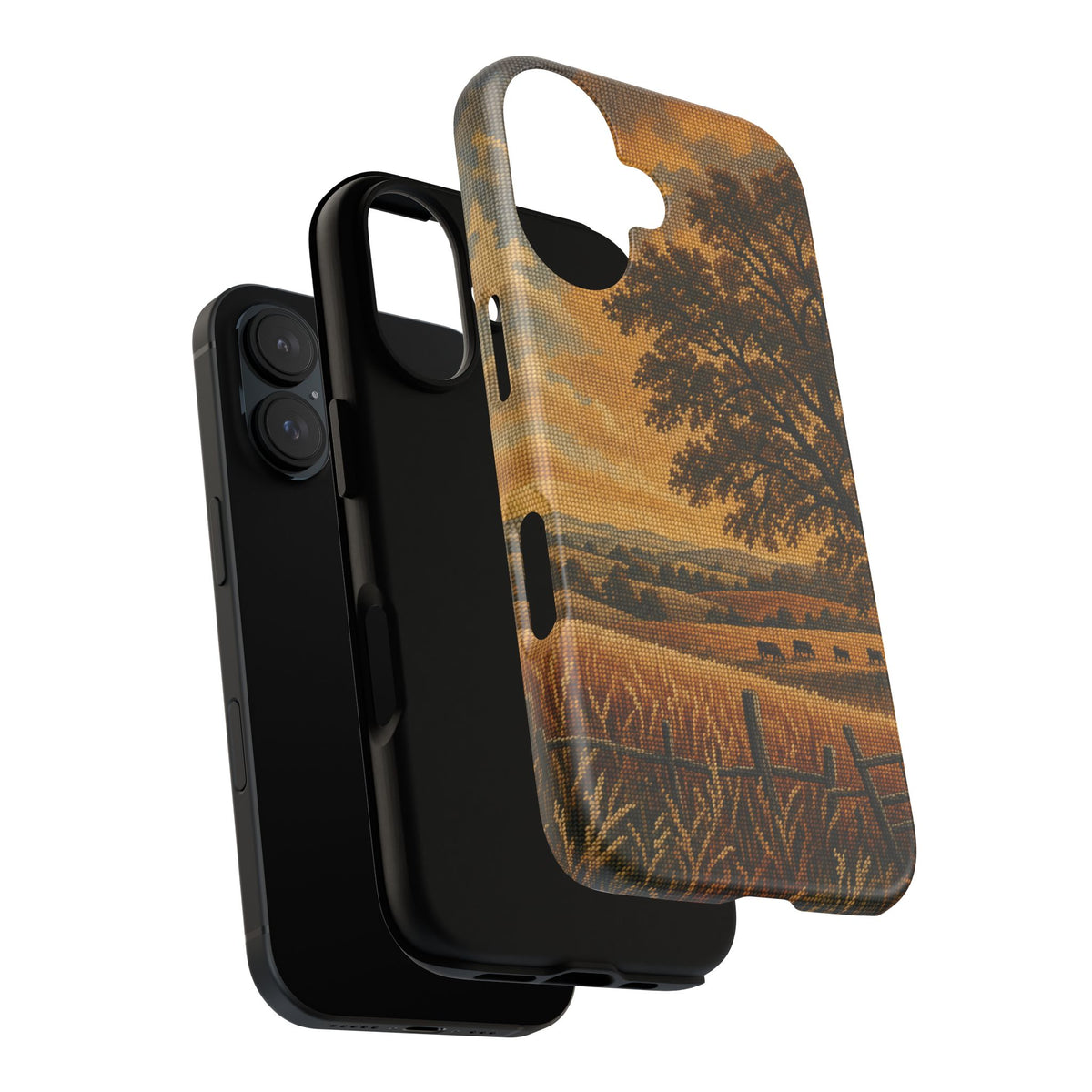 iPhone Case – Long Season Needlepoint | Tough Dual-Layer Case, iPhone 11–17