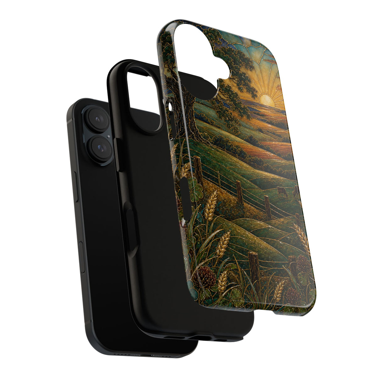 iPhone Case – First Light Cloisonné | Tough Dual-Layer Case, iPhone 11–17