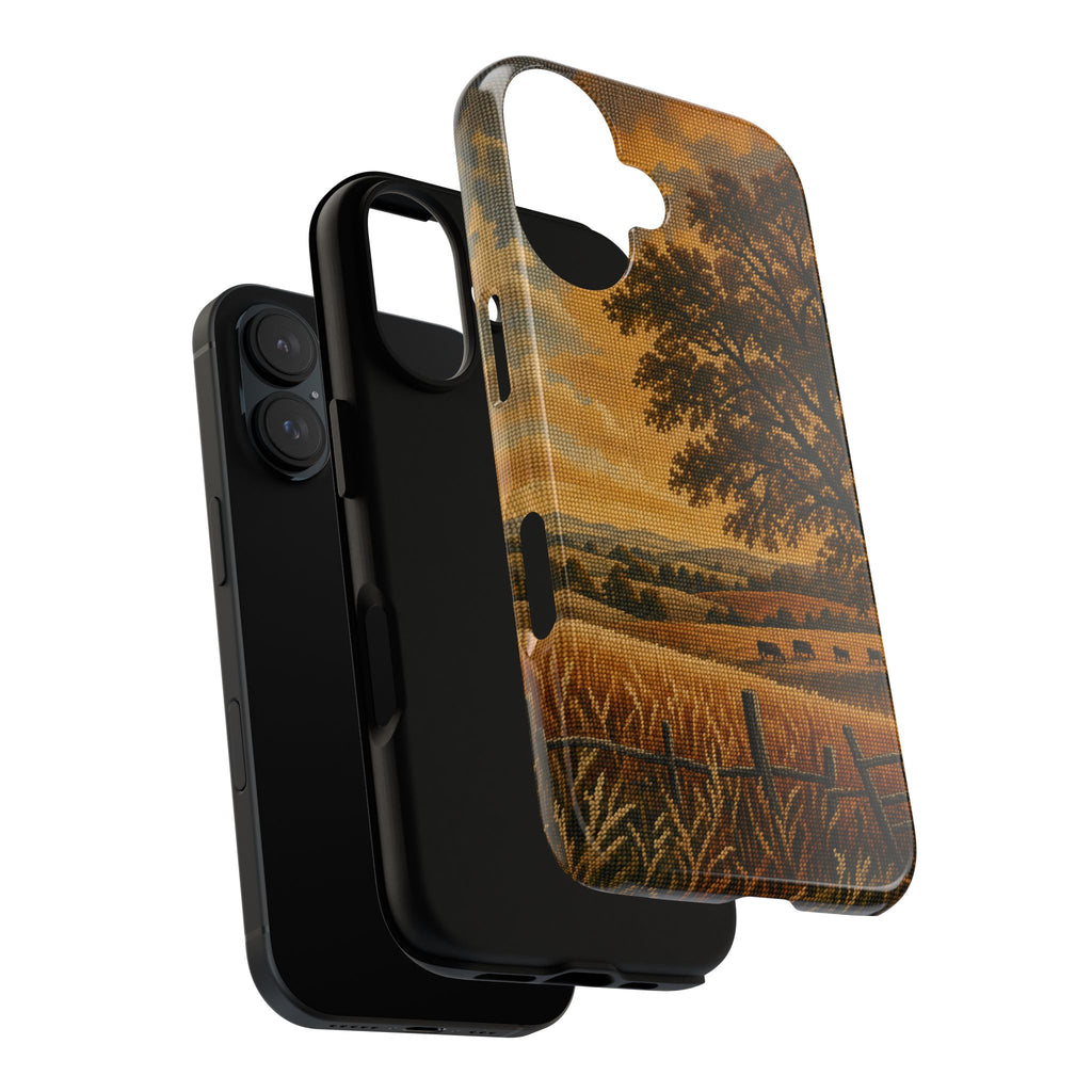 iPhone Case – Long Season Needlepoint | Tough Dual-Layer Case, iPhone 11–17