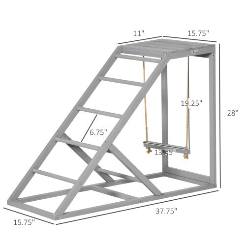 The Chicken Playground — Perch, Swing & Ladder