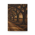 Hardcover Lined Journal – Marquetry Live-Oak Lane | 150-Page Notebook, 5.75x8