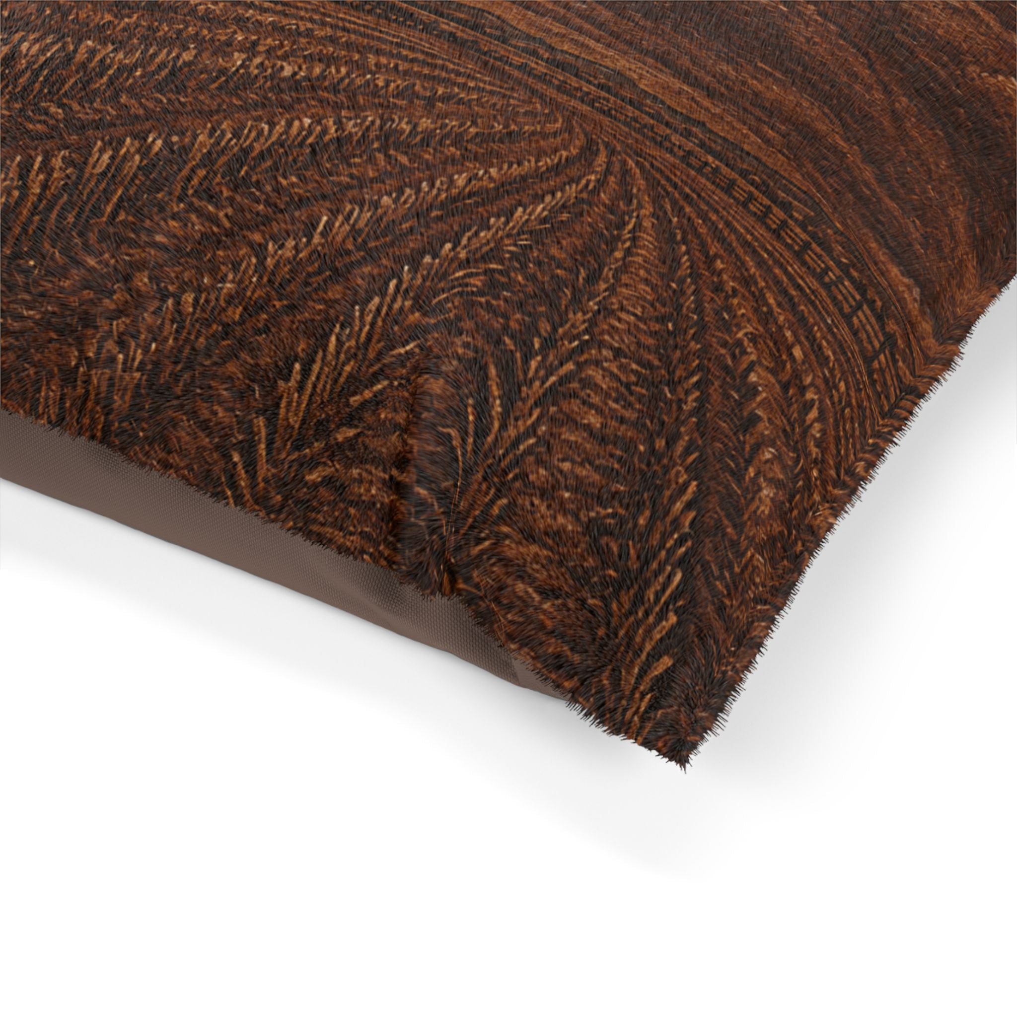 Windmill Washable Dog Bed – Embossed Leather Windmill | Soft Fleece Pet Bed, 3 Sizes