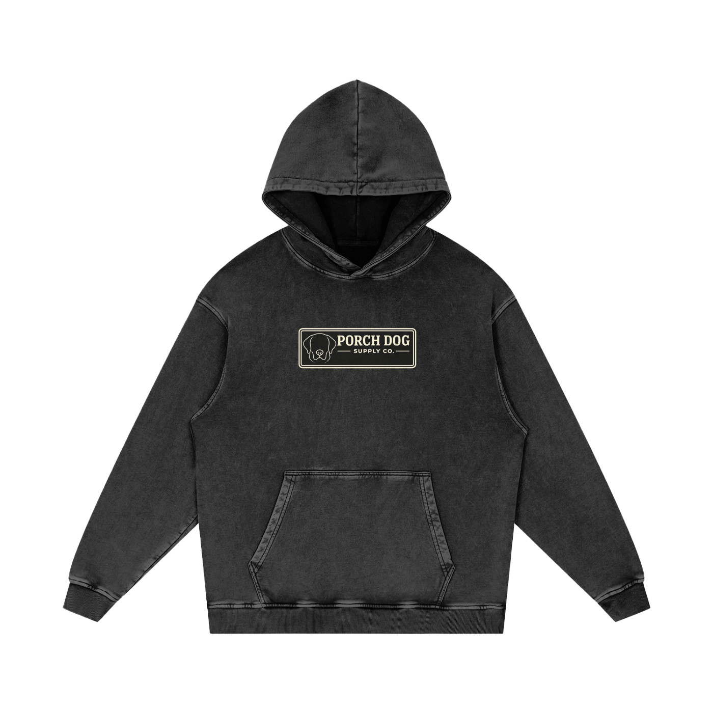 Barn Cats Snow-Washed Hoodie — Porch Dog Supply Co.