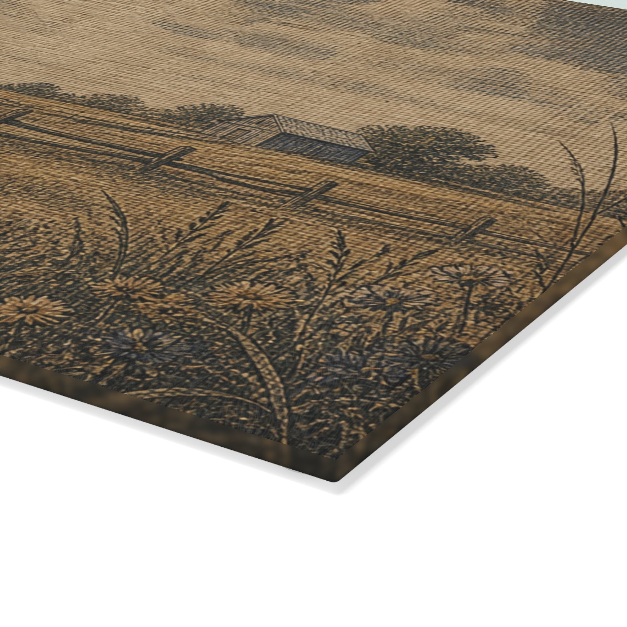 Glass Cutting Board – Linen Field & Barn | Tempered Glass Charcuterie & Serving Board