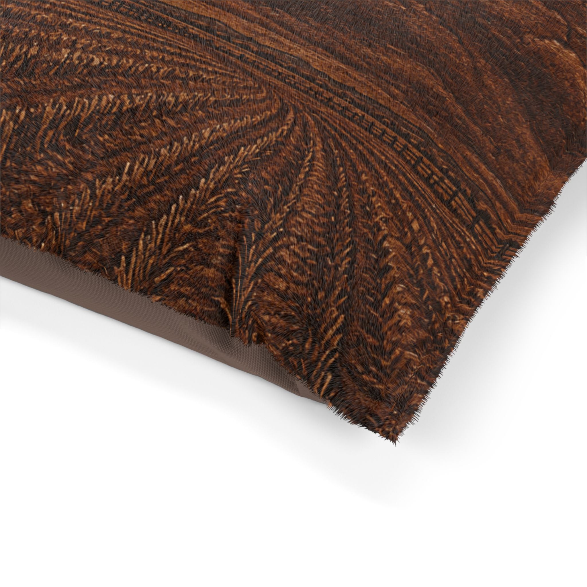 Windmill Washable Dog Bed – Embossed Leather Windmill | Soft Fleece Pet Bed, 3 Sizes