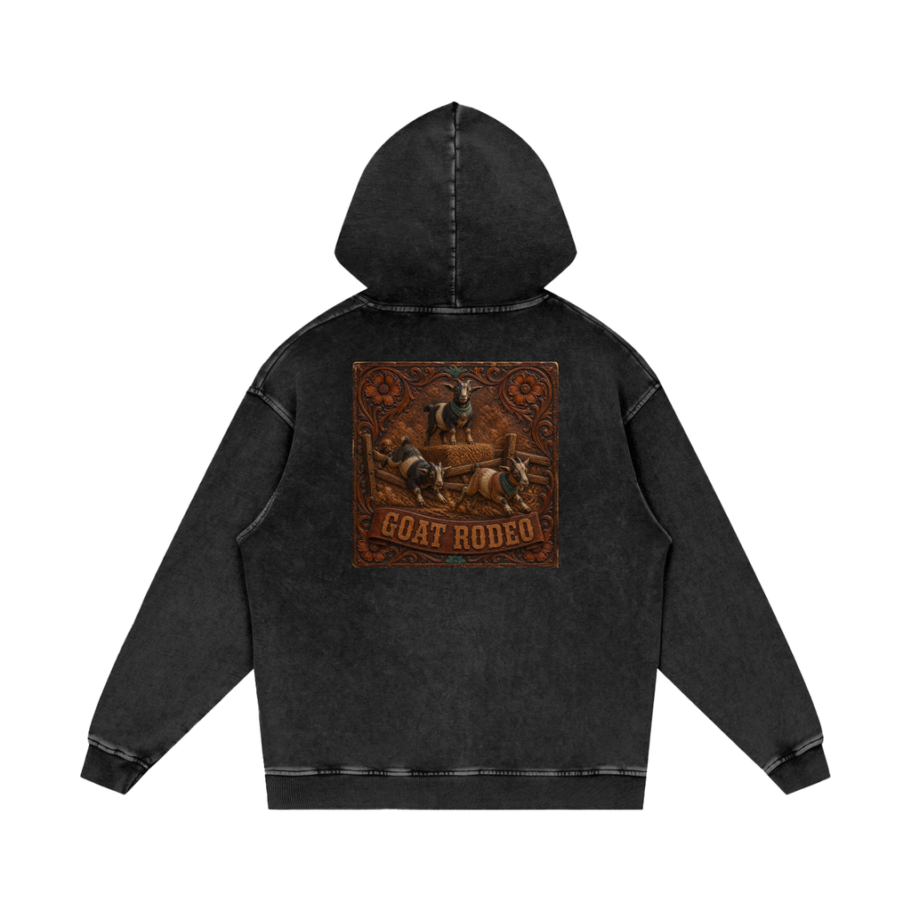Yard Birds Snow-Washed Hoodie — Porch Dog Supply Co.
