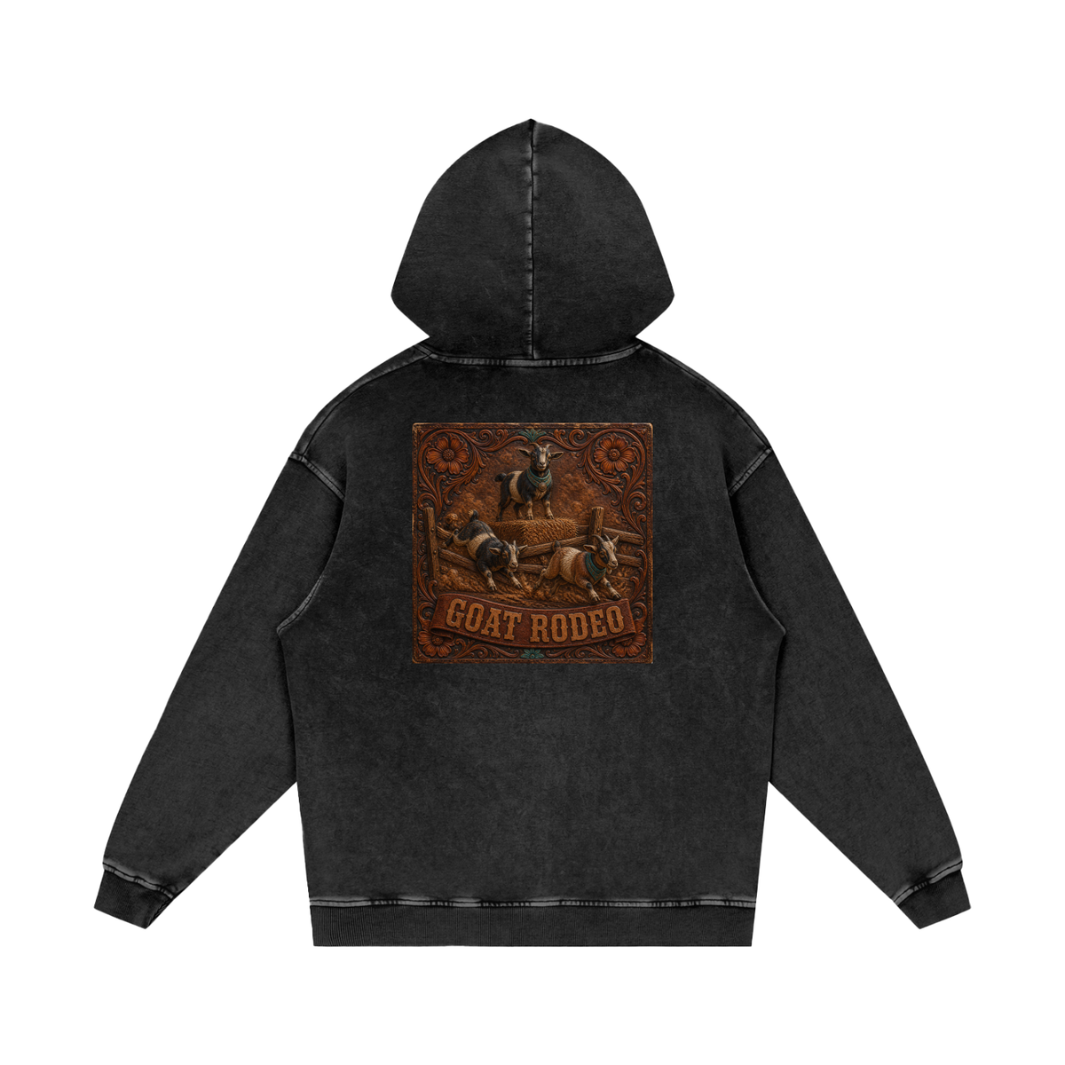 Yard Birds Snow-Washed Hoodie — Porch Dog Supply Co.