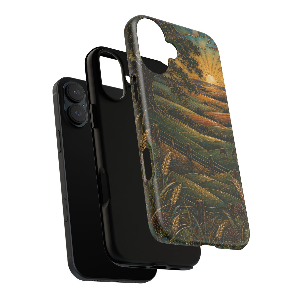 iPhone Case – First Light Cloisonné | Tough Dual-Layer Case, iPhone 11–17