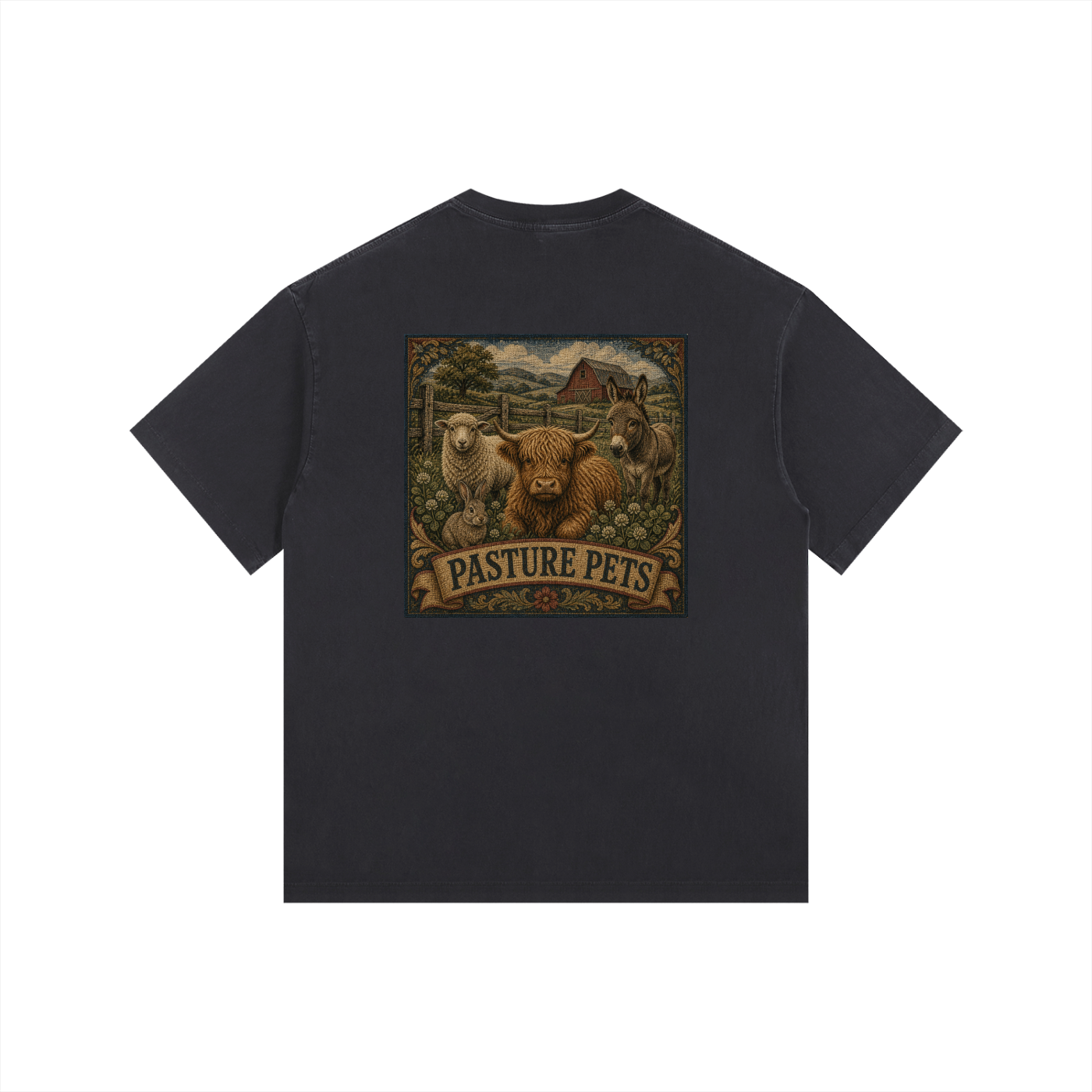 Pasture Pets Vintage-Washed Tee — Porch Dog Supply Co.