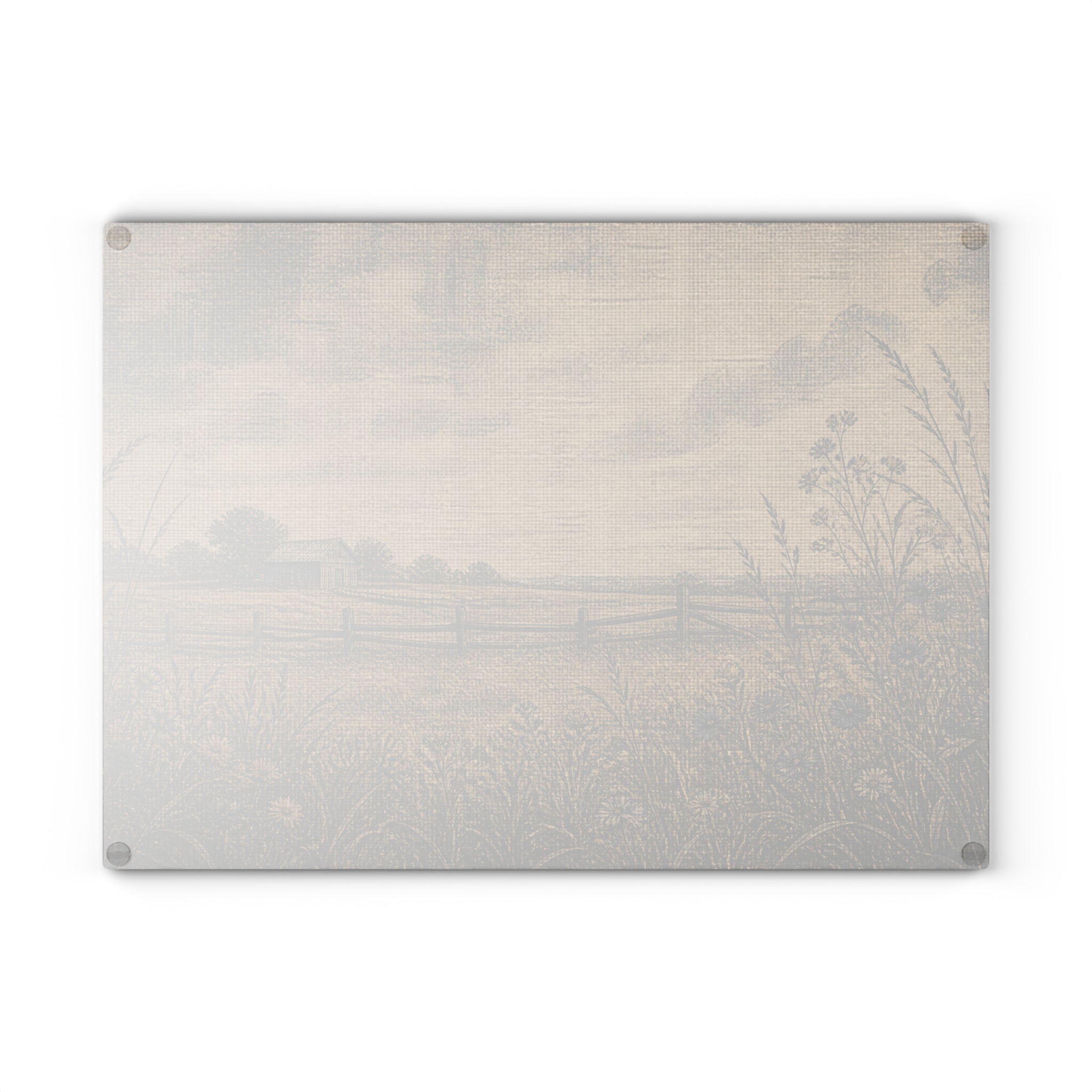 Glass Cutting Board – Linen Field & Barn | Tempered Glass Charcuterie & Serving Board