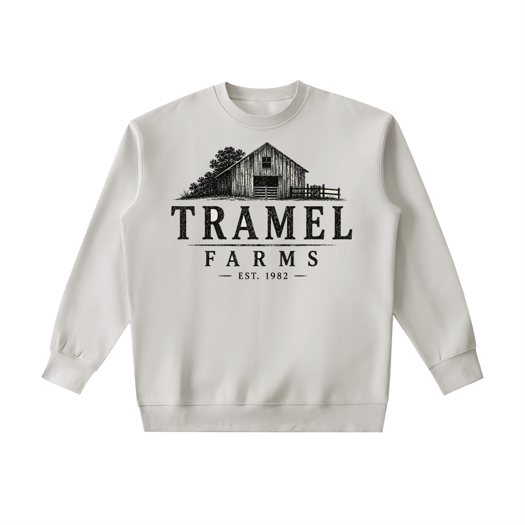 Tramel Farms Barn Crewneck — Heavyweight