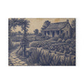Glass Cutting Board – Transferware Kitchen Garden | Tempered Glass Charcuterie & Serving Board