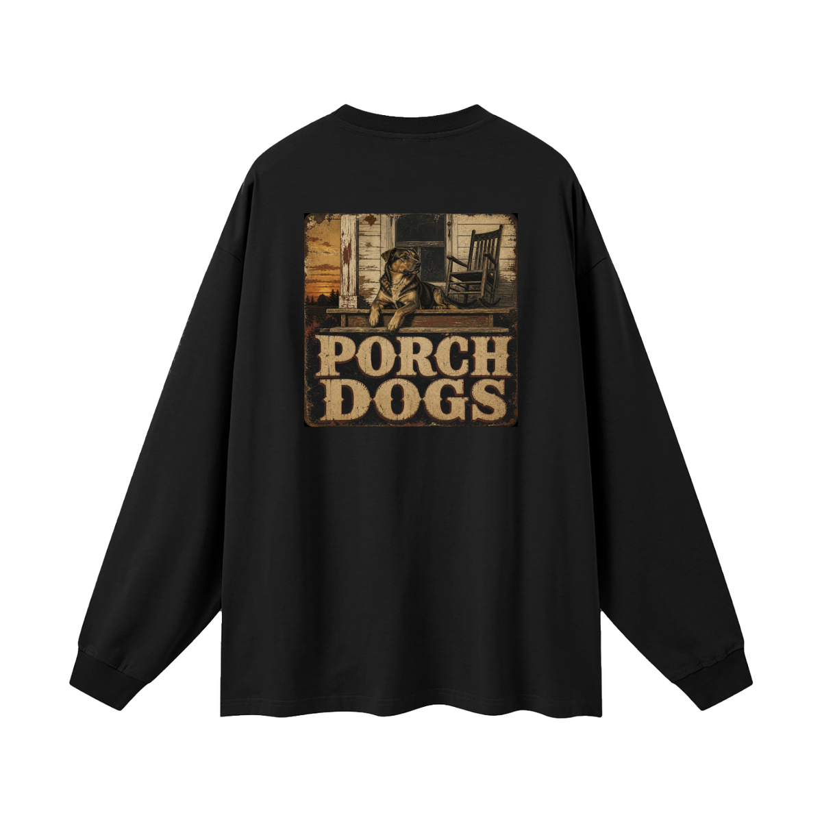 Porch Dogs Heavy Cotton Long Sleeve — Porch Dog Supply Co.