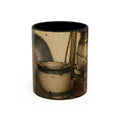 Farmhouse Coffee Mug – Feed-Room Still Life Enamel | Ceramic Accent Mug, 11oz or 15oz