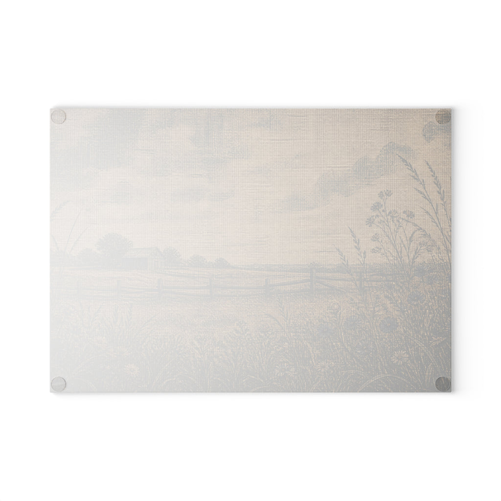 Glass Cutting Board – Linen Field & Barn | Tempered Glass Charcuterie & Serving Board