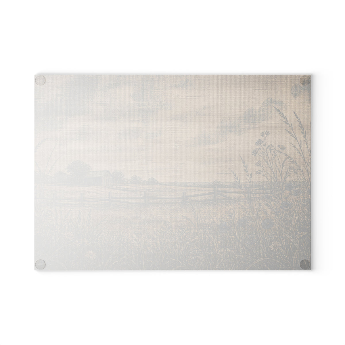 Glass Cutting Board – Linen Field & Barn | Tempered Glass Charcuterie & Serving Board