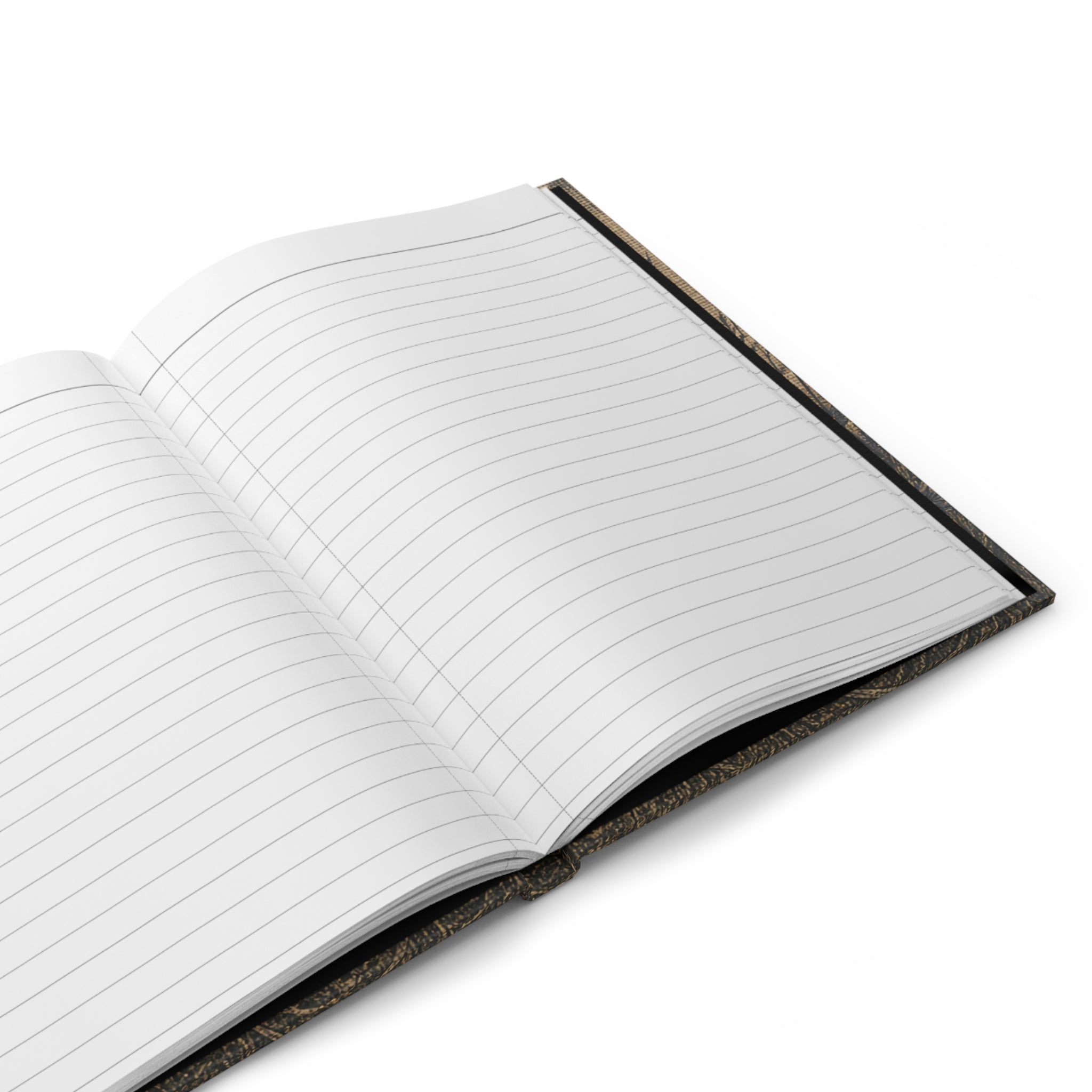 Hardcover Lined Journal – Linen Field & Barn | 150-Page Notebook, 5.75x8