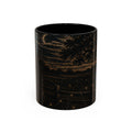 Firefly Farmhouse Coffee Mug – Night Linocut Fireflies | Ceramic Accent Mug, 11oz or 15oz