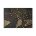 Glass Cutting Board – Mended Ground Kintsugi | Tempered Glass Charcuterie & Serving Board