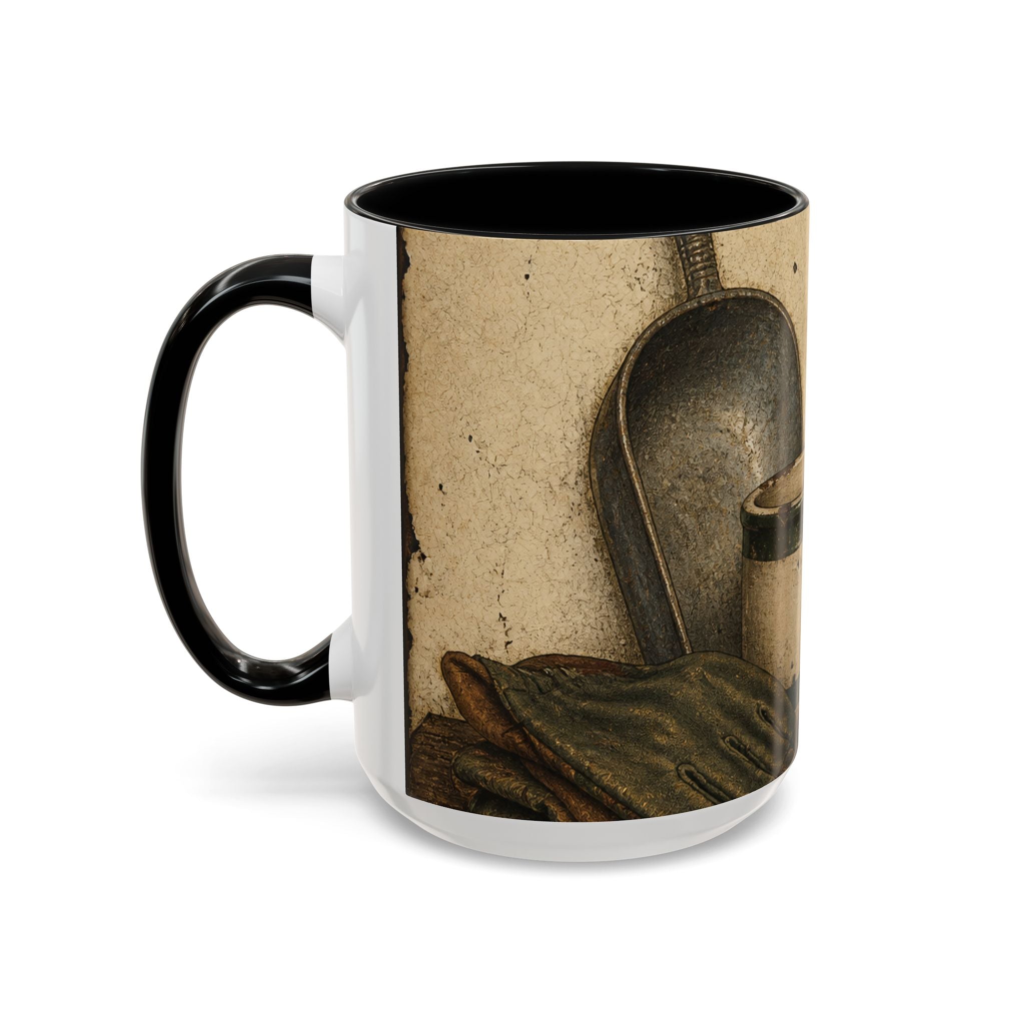 Farmhouse Coffee Mug – Feed-Room Still Life Enamel | Ceramic Accent Mug, 11oz or 15oz
