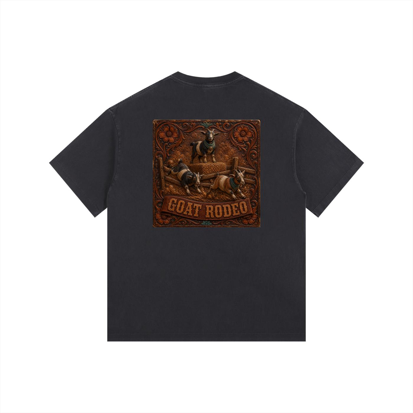 Goat Rodeo Vintage-Washed Tee — Porch Dog Supply Co.
