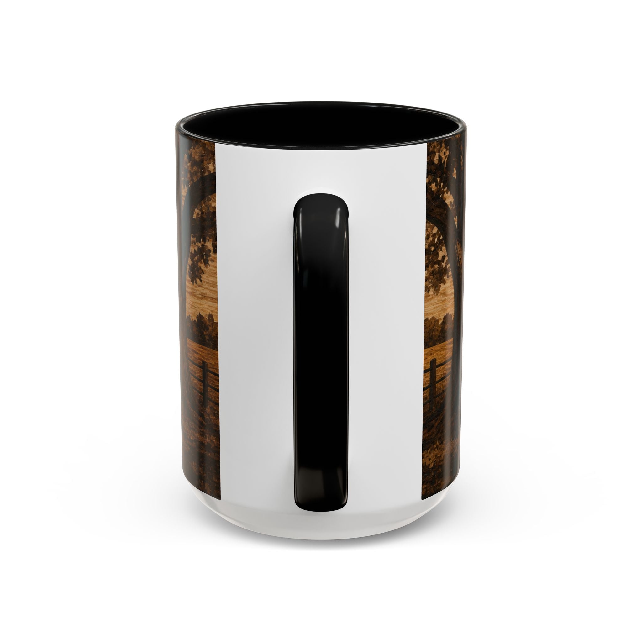 Farmhouse Coffee Mug – Marquetry Live-Oak Lane | Ceramic Accent Mug, 11oz or 15oz