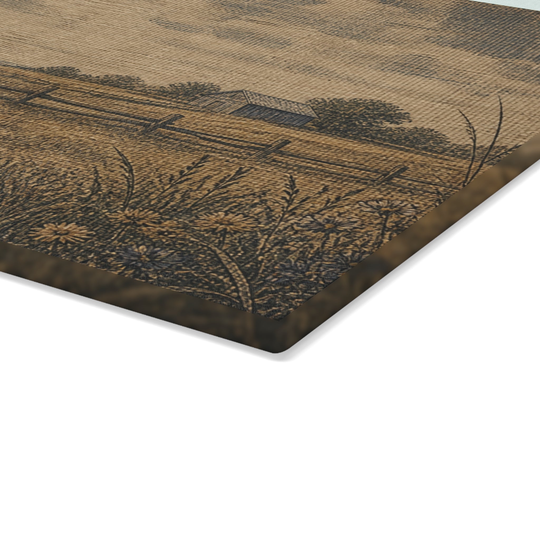 Glass Cutting Board – Linen Field & Barn | Tempered Glass Charcuterie & Serving Board