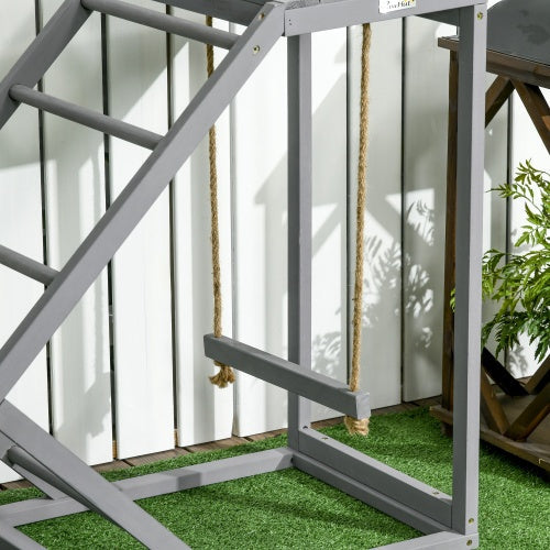The Chicken Playground — Perch, Swing & Ladder