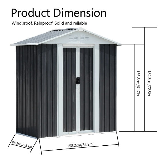 The Garden Shed — Steel Outdoor Storage