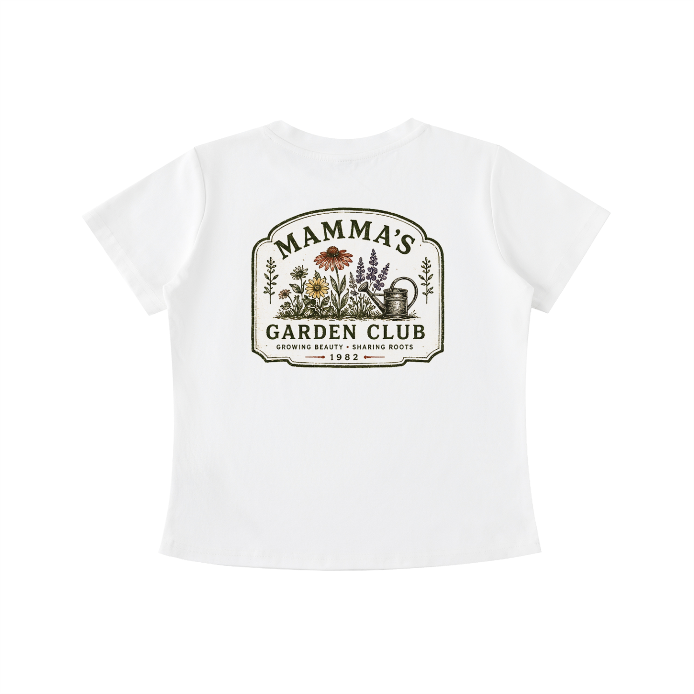 Women's Mamma's Garden Club Slim Fit T-shirt
