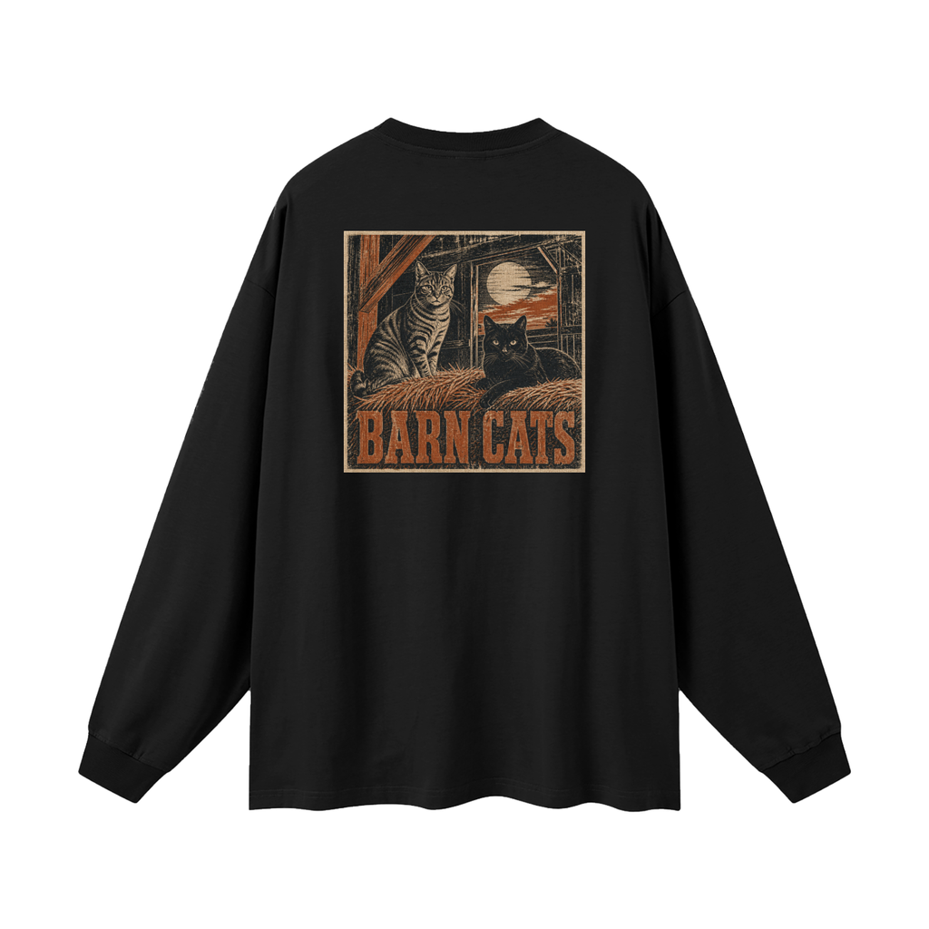 Barn Cats Heavy Cotton Long Sleeve — Porch Dog Supply Co.