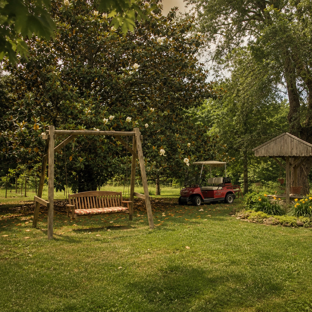 The swing at the homeplace